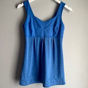 Lululemon Athletic Workout Blue Sleeveless Tank Top Size 6